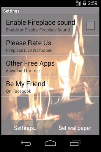 Image 0 for Real Fireplace Live Wallp…