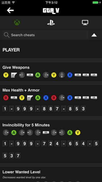 Image 0 for Cheats for GTA & GTA 5