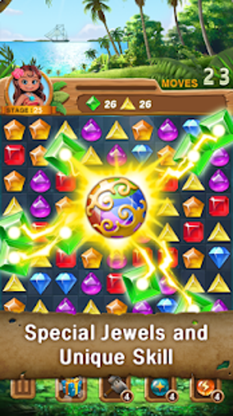 Imagen 2 para Jewels Island : Match-3 P…