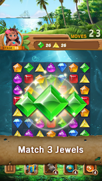 Imagen 1 para Jewels Island : Match-3 P…