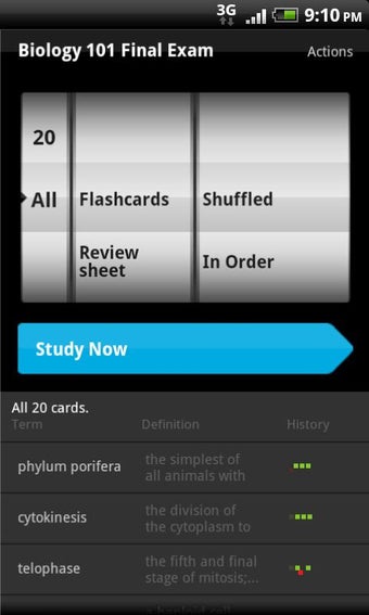 Imagen 2 para STUDYBLUE Flashcards