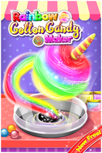 Imagen 2 para Rainbow Cotton Candy - Co…