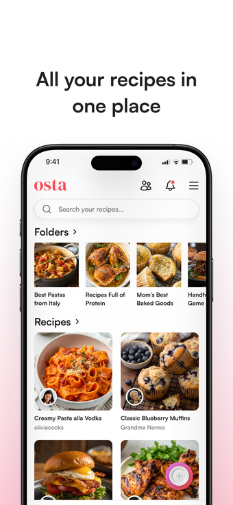 Image 0 for Osta: Save  Share Recipes