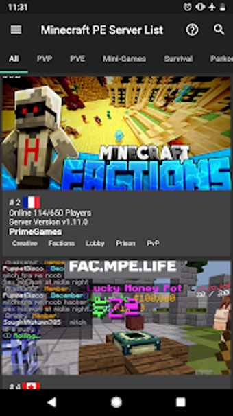 Image 1 for Server List for Minecraft…