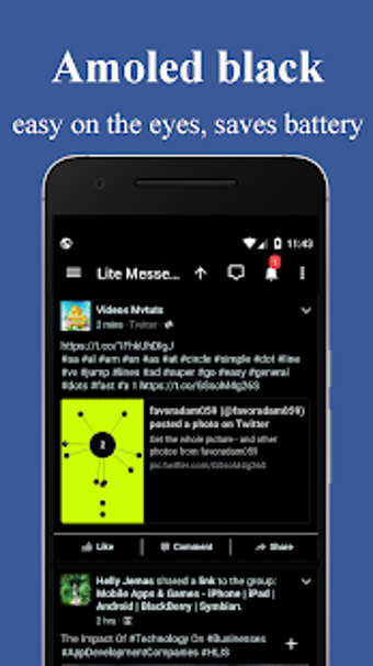 Imagen 2 para Mini Messenger for Facebo…