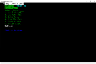 Image 1 for Terminal Emulation Client…