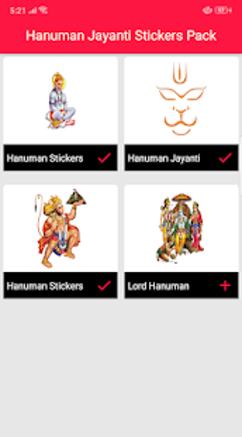 Imagen 2 para Hanuman Jayanti Stickers …