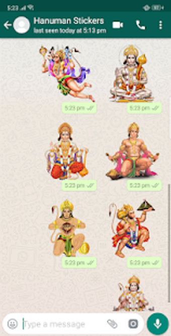 Imagen 1 para Hanuman Jayanti Stickers …