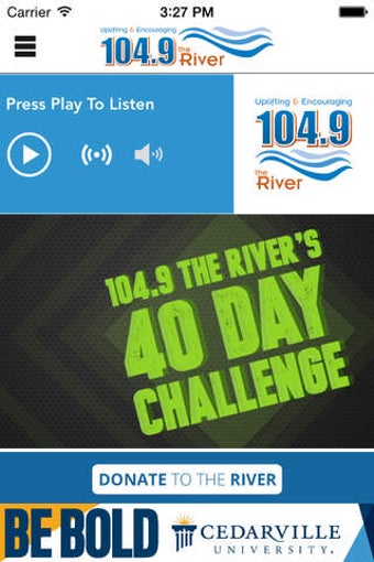 Image 0 for 104.9 the River Mobile Ap…