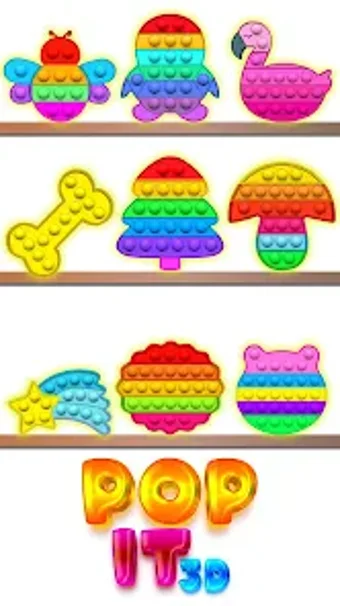 Image 0 for Pop It Fidget 3D ASMR Toy…