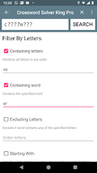Image 2 for Crossword Solver King Pro