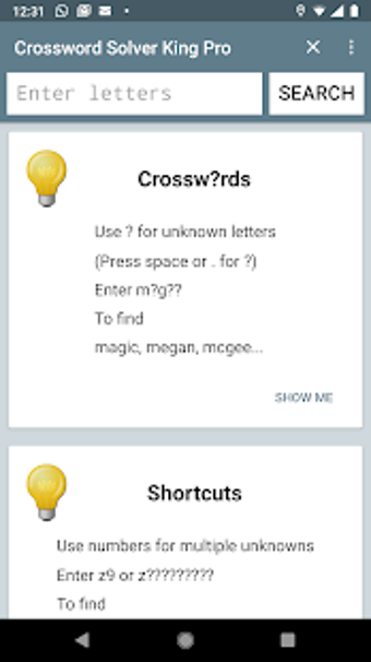Image 3 for Crossword Solver King Pro