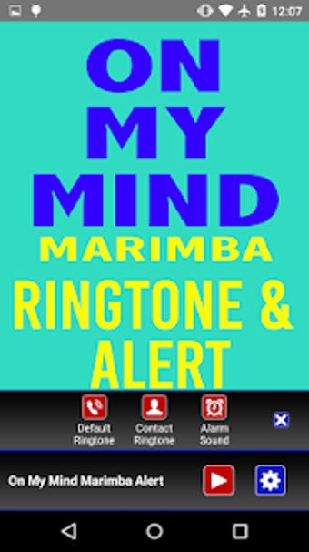 Imagen 3 para On My Mind Marimba Ringto…