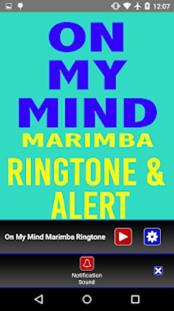 Imagen 1 para On My Mind Marimba Ringto…