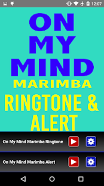 Imagen 2 para On My Mind Marimba Ringto…