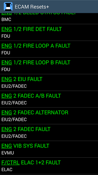 Imagen 1 para ECAM Resets +