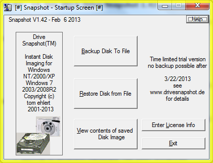 Image 0 for Drive Snapshot (64-bit)
