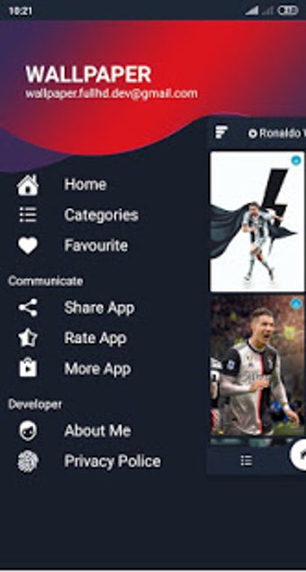 Image 3 for Ronaldo Wallpaper HD Offl…
