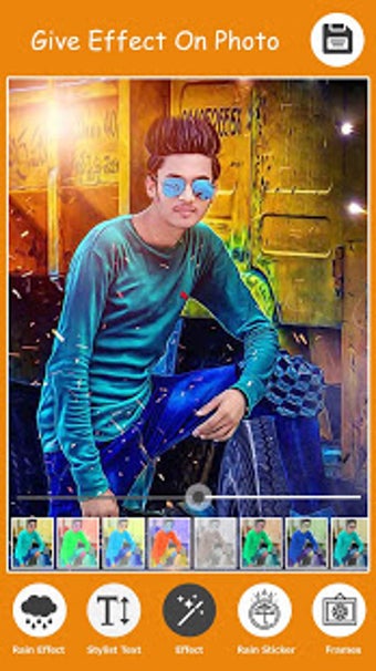 Image 3 for Rain Effect Photo Editor