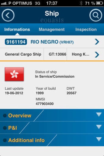 Image 0 for Equasis Mobile