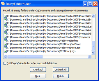 Image 2 for Empty Folder Nuker
