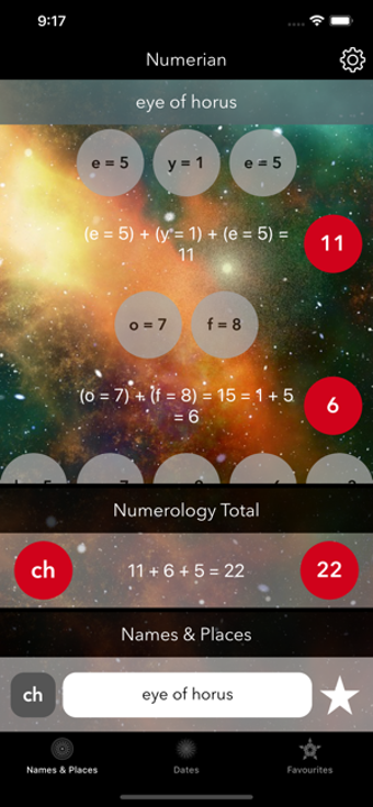 Image 1 for Numerian Numerology Calcu…