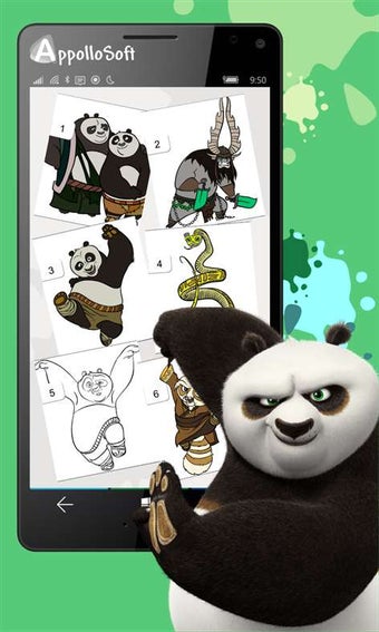 Imagen 1 para Kung Fu Panda 3 Paint for…