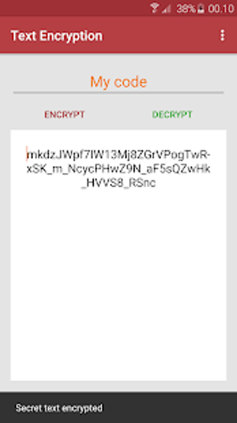 Image 0 for Text Encryption