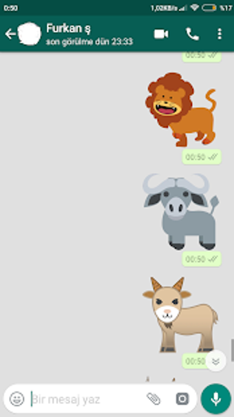 Image 0 for Animal Stickers For Whats…