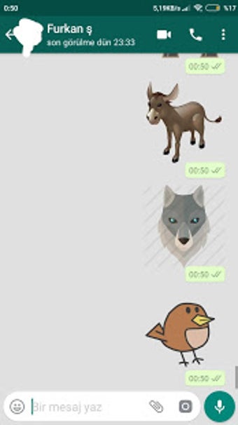 Image 1 for Animal Stickers For Whats…