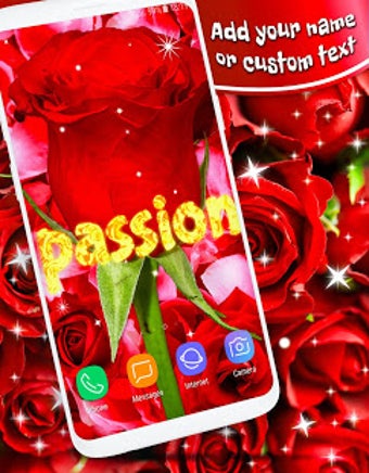 Imagen 3 para 3D Red Rose Live Wallpape…