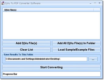 Imagen 0 para DjVu To PDF Converter Sof…
