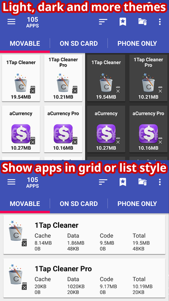 Image 0 for AppMgr III (App 2 SD, Hid…