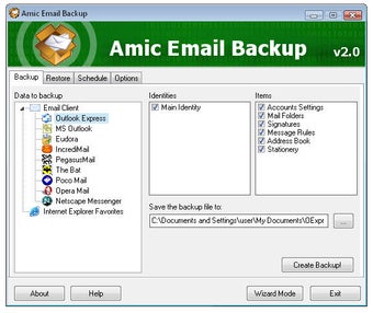 Imagen 0 para Amic Email Backup