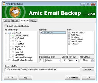 Imagen 4 para Amic Email Backup