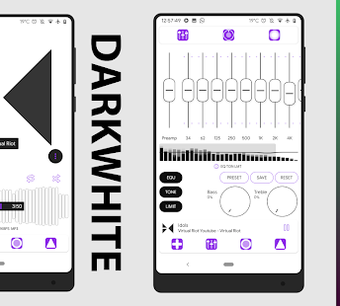 Image 0 for Darkwhite  PowerAmp v3 Sk…