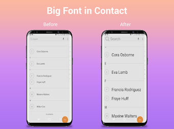 Imagen 2 para Big Font - Change Font Si…