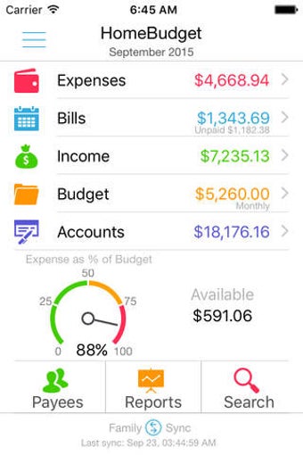 Image 0 for HomeBudget Lite (w/ Sync)