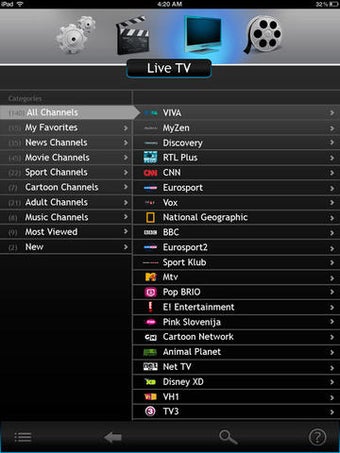 Image 0 for Beenius IPTV for iPad
