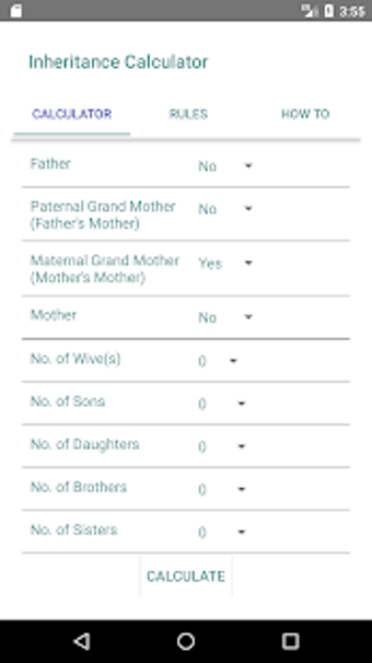 Imagen 1 para Islamic Inheritance Calcu…