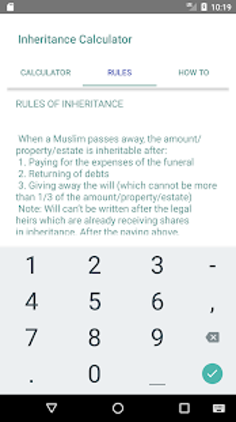 Imagen 3 para Islamic Inheritance Calcu…