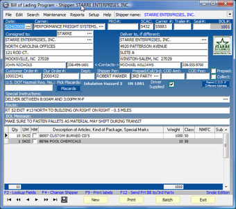 Imagen 0 para Star Bill of Lading Progr…
