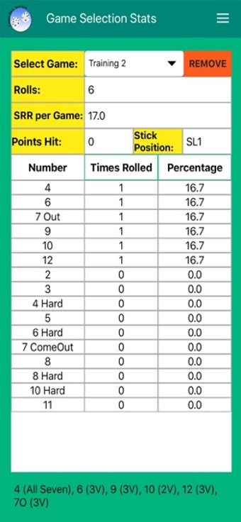 Image 0 for Craps Dice Tracker