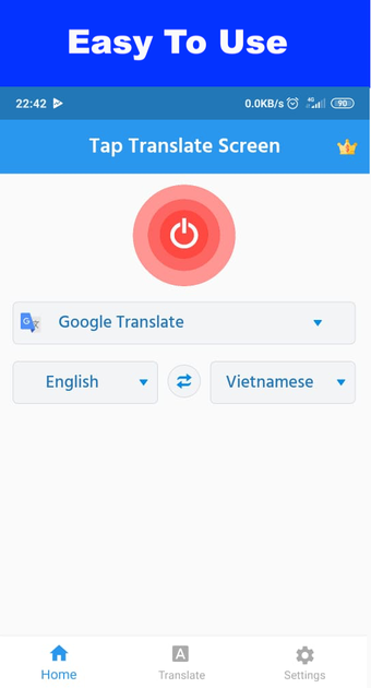 Image 0 for Tap To Translate Screen