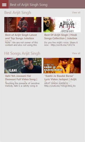 Image 0 for Best OF Arijit Singh Song…