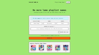 Image 0 for Playlistnameai