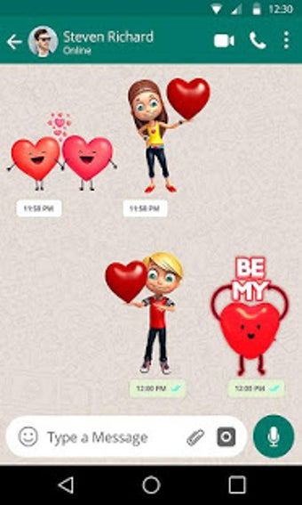 Imagen 2 para New Love Stickers for wha…