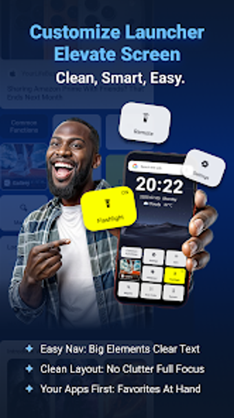 Image 0 for Easy Launcher: One-Tap Ho…