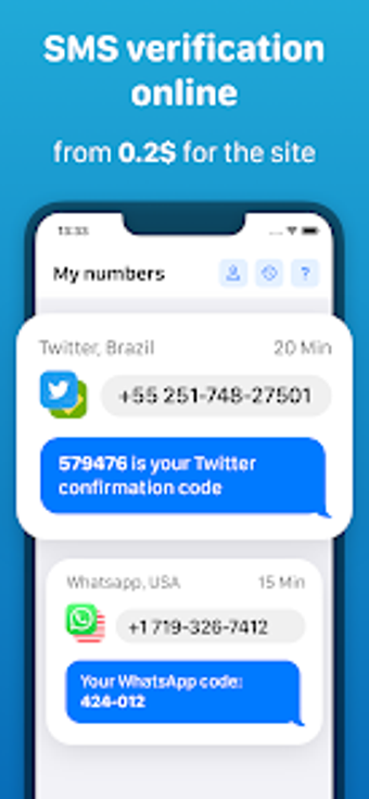 Image 0 for SMS Virtual - Receive SMS