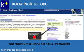 Image 0 for Kolay Ingilizce Oku (Turk…